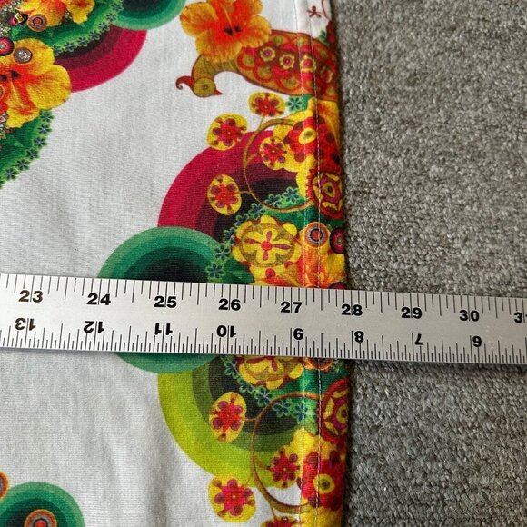 Desigual Cotton Geometric Colorful Rainbow Mini Dress Estimated Size Small - Picture 4 of 7